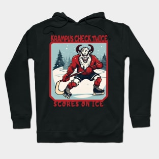 Krampus ice hockey Hoodie